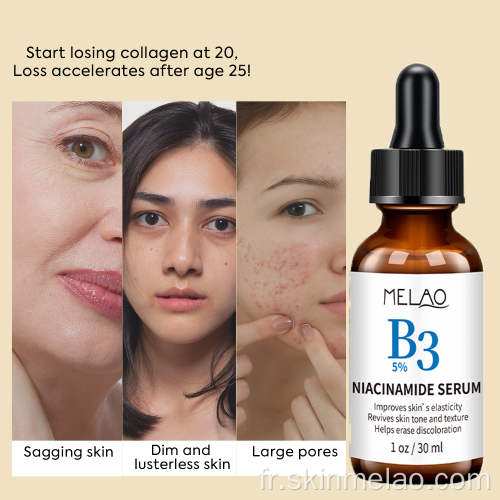 Niacinamide de niacinamide Vitamine B3 anti-âge